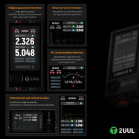 2UUL PW11 Power X High Refresh Screen Ampere-Voltage Meter