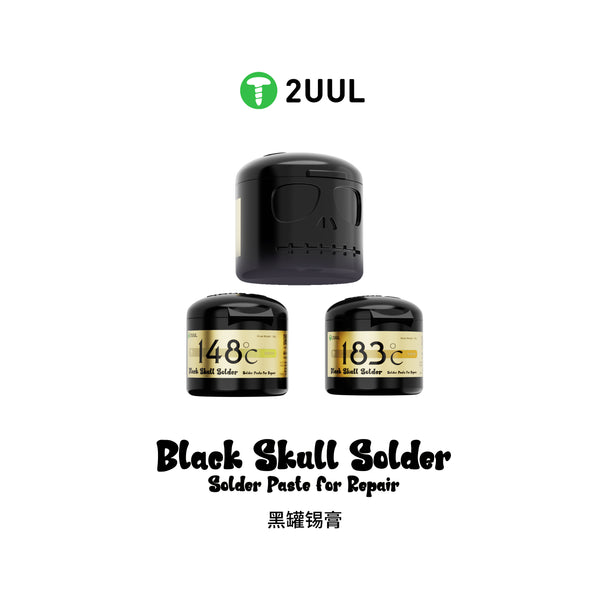 2UUL Black Skull Solder Paste for Repair