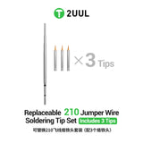 2UUL FD35 Replaceable 210 Jumper Wire Soldering Tip Set (3Pcs/Set)