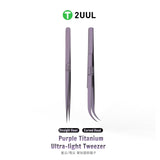 2UUL Purple Titanium Ultralight Tweezer for Precise Phone Board Repair