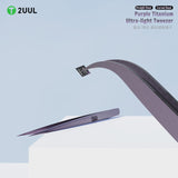 2UUL Purple Titanium Ultralight Tweezer for Precise Phone Board Repair