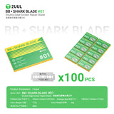 2UUL BB01 Shark No.01 Double Edge Screen Repair Blade (100Pcs/Box)