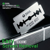 2UUL BB01 Shark No.01 Double Edge Screen Repair Blade (100Pcs/Box)