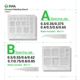 2UUL BG02 Universal Reballing Stencil AB