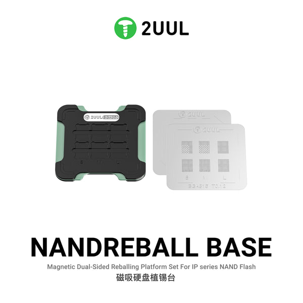2UUL BH16 NAND REBALL BASE Magnetic Dual-Sided Reballing Platform Set
