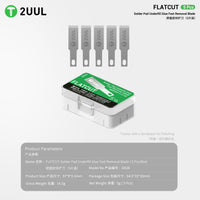 2UUL DA28 FlatCut Solder Pad Underfill Glue Fast Removal Blades (5pcs/box)