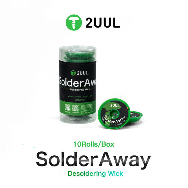 2UUL DW11 SolderAway Desoldering Wick 2015 10Rolls/BOX