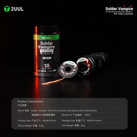 2UUL DW15 Solder Vampire Desoldering Wick 2015 10Rolls/BOX
