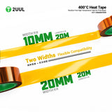 2UUL Residue-Free High 400°C Heat Tape