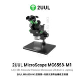 2UUL MC6558 65X-58X Professional Repair Microscope with Built-in Lighting