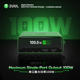 2UUL PC12 Digital Monitor 110W Muit-Port Desktop Charger