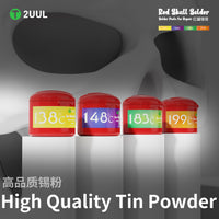 2UUL Red Skull Solder Paste for Repair (138℃ 148℃ 183℃ 199℃) 50g