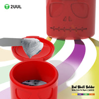 2UUL Red Skull Solder Paste for Repair (138℃ 148℃ 183℃ 199℃) 50g