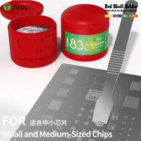2UUL Red Skull Solder Paste for Repair (138℃ 148℃ 183℃ 199℃) 50g