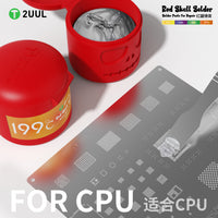 2UUL Red Skull Solder Paste for Repair (138℃ 148℃ 183℃ 199℃) 50g
