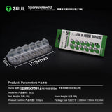 2UUL SC22 SpareScrew12 Screws for iPhone Repairs (1200Pcs/Pack)