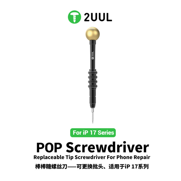 2UUL SD87 POP Screwdriver Replaceable Tip Screwdriver for Phone 17 Series