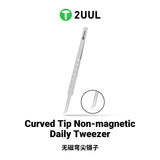 2UUL TW23 Curved Tip Non-magnetic Daily Tweezer