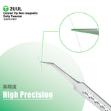 2UUL TW23 Curved Tip Non-magnetic Daily Tweezer
